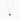 Ruby Bezel Pendant Necklace