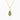 Pear Shape Tourmaline and Diamond Necklace