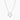 Clover Outline Necklace With Diamonds
