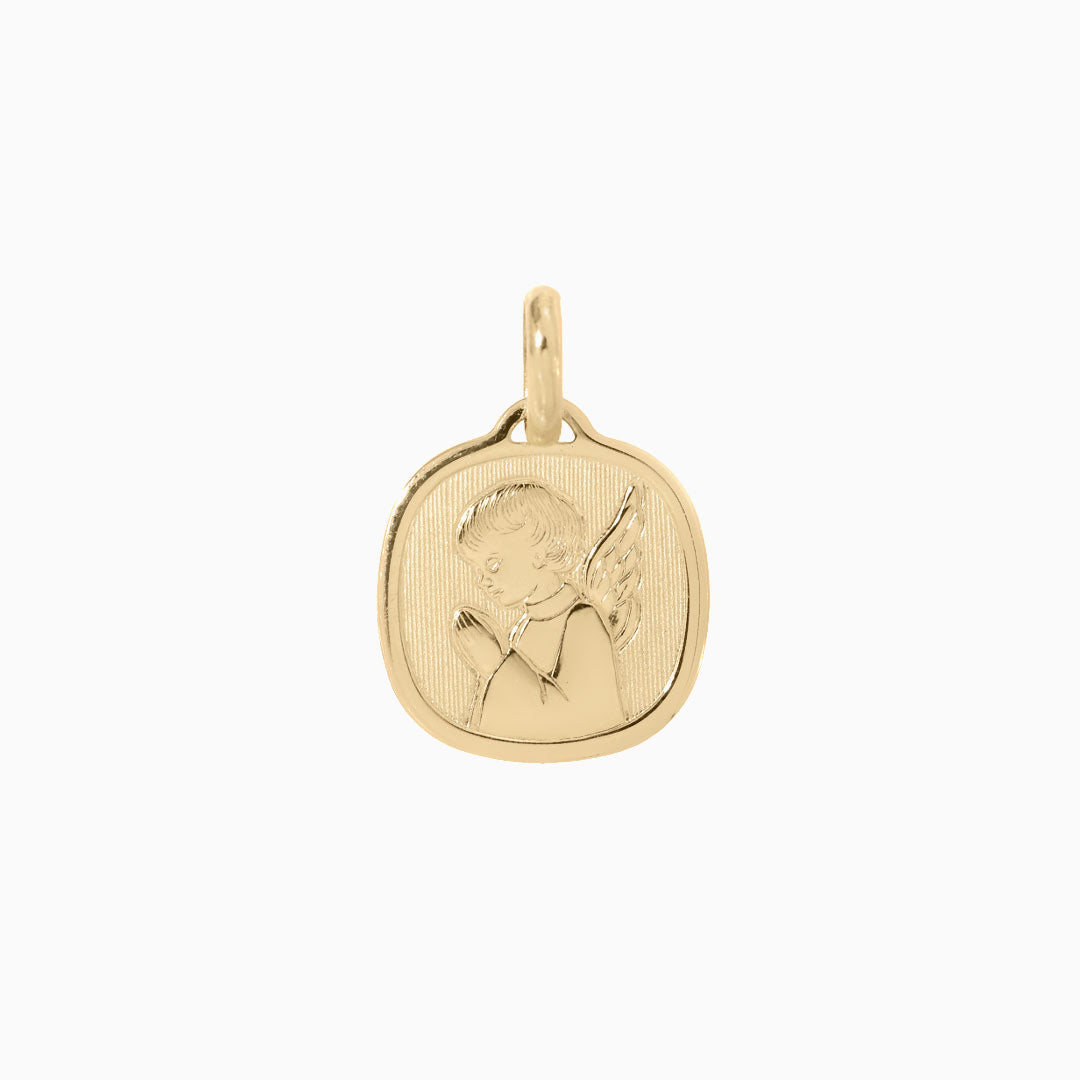 Praying Cherub Gold Pendant – Maidor Jewelry